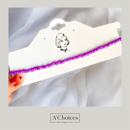 سلسال خرز ملون