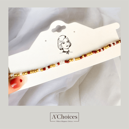 سلسال خرز ملون