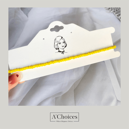 سلسال خرز ملون