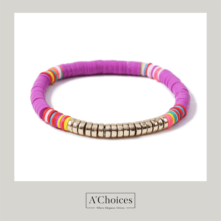 اساور ملونة قابلة للتعديل بعدة ألوان