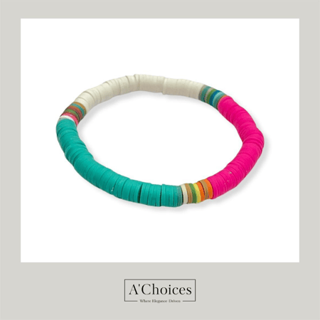 اساور ملونة قابلة للتعديل بعدة ألوان