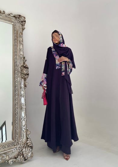 القمــاش كـريب•اكمام كريب هندي•قصـه كلوش