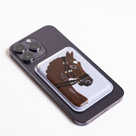 محفظة بطاقات | برسمة خيل بني