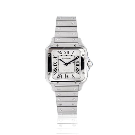 ساعة كارتير سانتوس ستيل