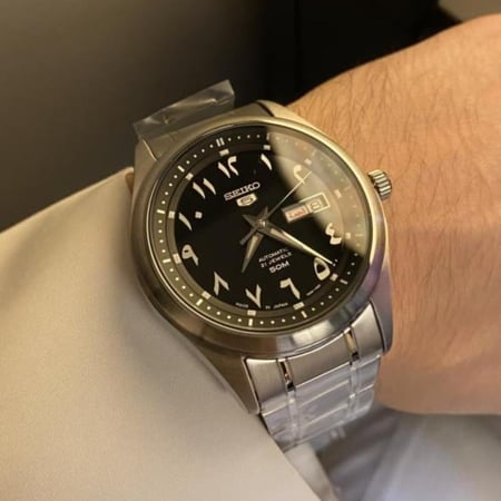 ساعة سيكو 5 أوتوماتيك - عربيه حجم 42