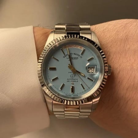 ساعة ويست إند - jubilee fluted تيفاني أتوتوماتيك حجم 41