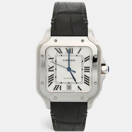 ساعة كارتير سانتوس - جلد اسود
