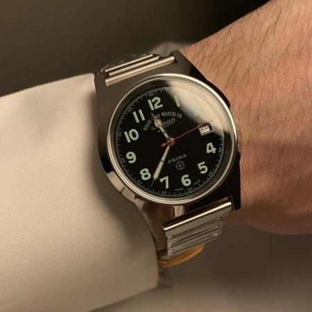 ساعة ويست إند - انجليزي اللون أسود