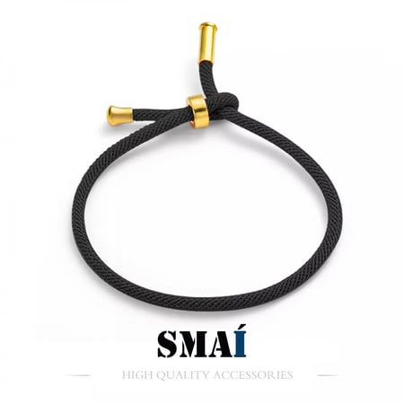 أسورة رجالي ونسائي بحبل قابلة للتعديل