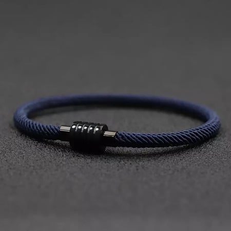 سوار حبل بطراز بسيط للرجال والنساء