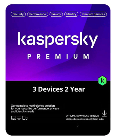 كاسبرسكي بريميوم  Kaspersky Premium  لـ جهاز 3 لمدة 2 سنوات