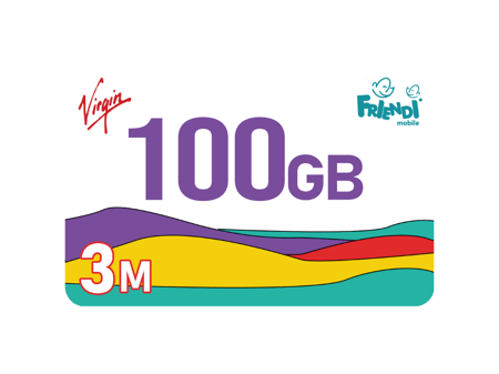فريندي 100 جيجا 3 اشهر