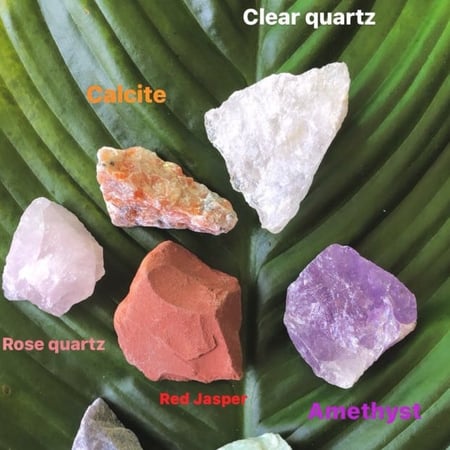 كولكشن الشاكرات السبع - 7 احجار كريمة خام