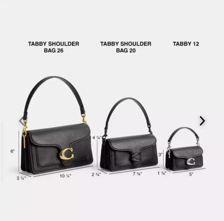 كوتش تابي عنابي-COACH TABBY 26