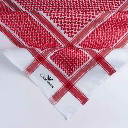 شماغ ارمني احمر دم الغزال اخر اصدار 2025