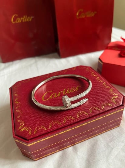 سوار المسمار مرصع الماس  ماركه كارتير