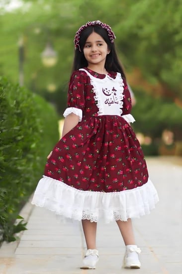 فستان بناتي بالاسم رمضان 2024