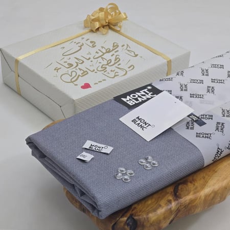 قماش مونت بلانك مع الازار والليبرات