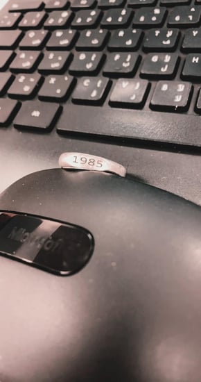 خاتم رجالي انيق