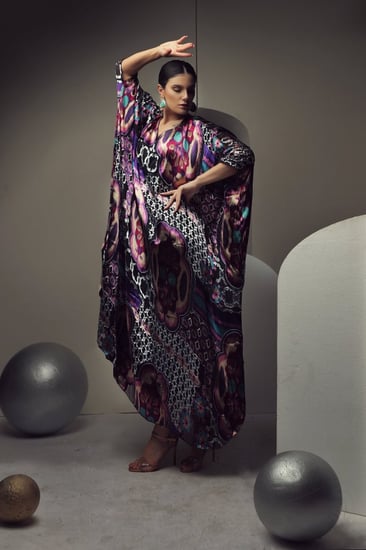 جلابية شيفون مشجرة من PEERLESS - 21466