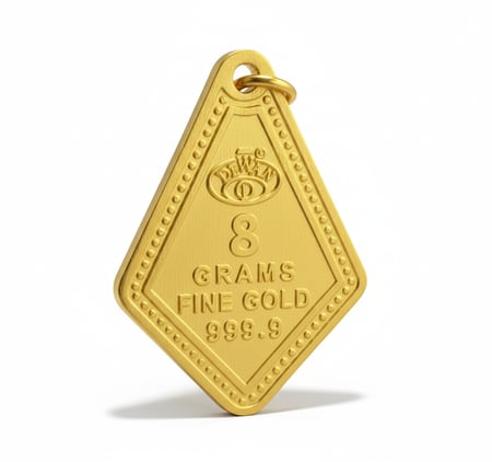 تعليقة ذهب عيار 24 معين من ديوان الذهب