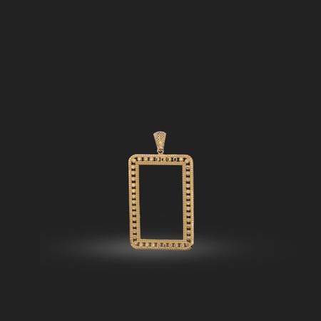 ذهب - اطار - عيار 21 - هدية