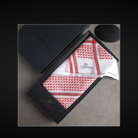 شماغ جينفا  احمر راسمي