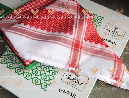 شماغ العجلان احمر الدرعية شلش 1139 هجري