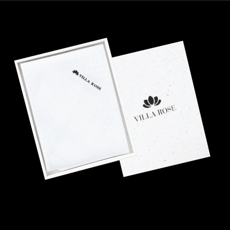 شماغ فيلا روز أبيض كلاسيك انجليزي اصدار 2025