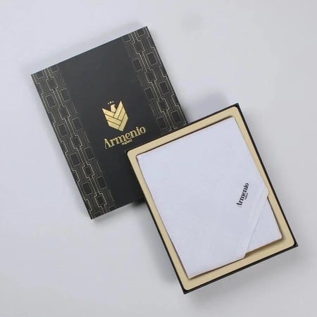 شماغ أرمينيو أبيض كلاسيك A-W4