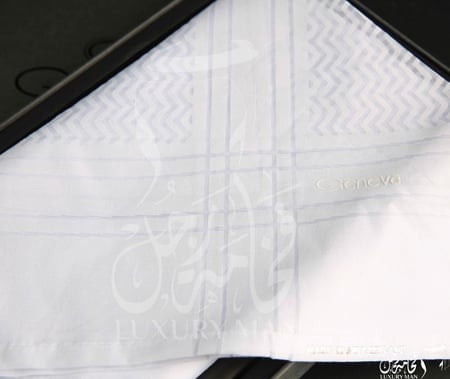 شماغ جنيفا ابيض