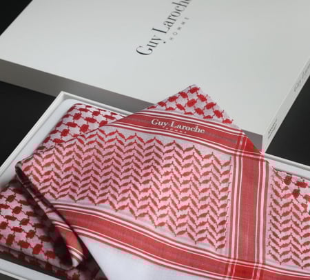 شماغ جاي لاروش أحمر الجديد GC.R