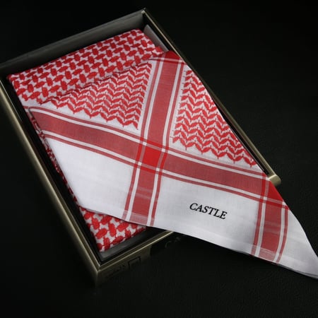 شماغ كاستل العقيق احمر