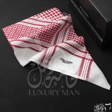 شماغ تيسوتي أحمر STSR6