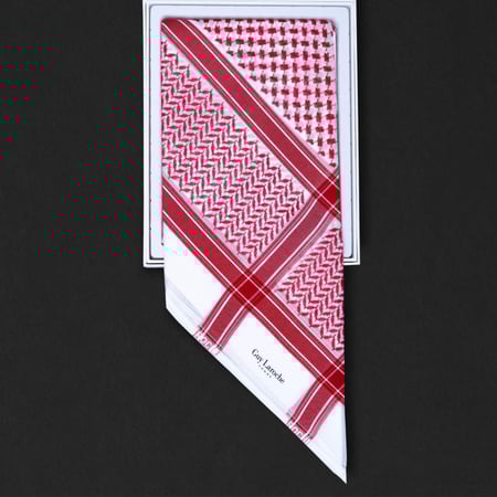 شماغ جاي لاروش أحمر GU.R