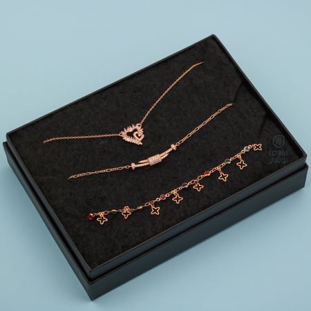 3 سلاسل مطلية