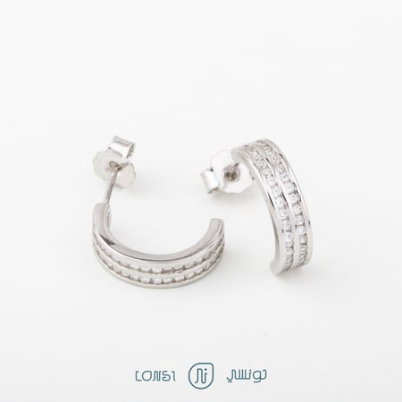 حلق دائري فضة عيار 925