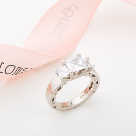 خاتم فخم فضة عيار 925