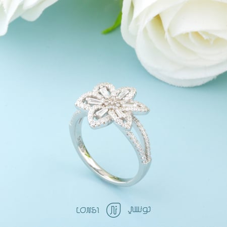 خاتم فضة عيار 925