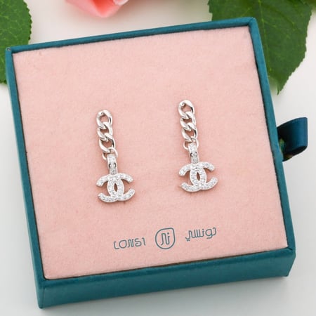 حلق فضة عيار 925