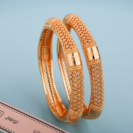 6 بناجر مطليه تصميم ذهب