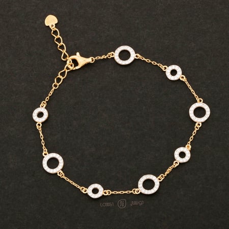 اسوارة مصاغة من الفضة عيار 925