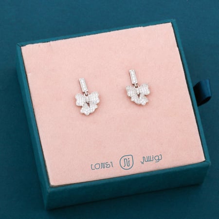 حلق ناعم فضة عيار 925   - 5