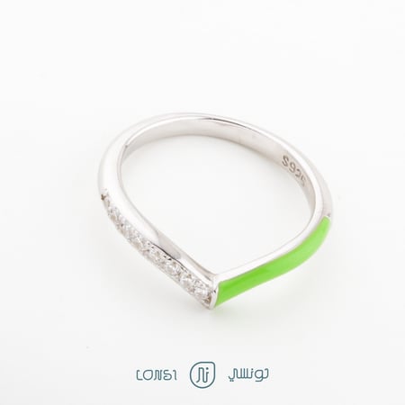 خاتم الوان فضة عيار 925