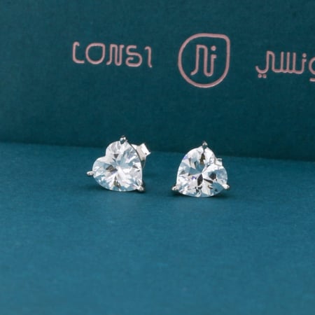 حلق فضة عيار 925