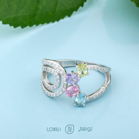 خاتم فضة عيار 925