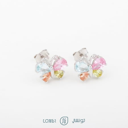 حلق فضة عيار 925