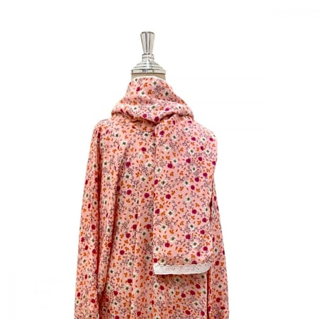 شرشف صلاة قطن للأطفال - منقوش