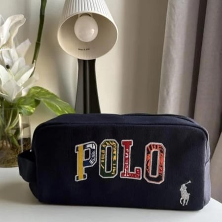 شنطة يد بمسكة من رالف لورن بولو اصلية