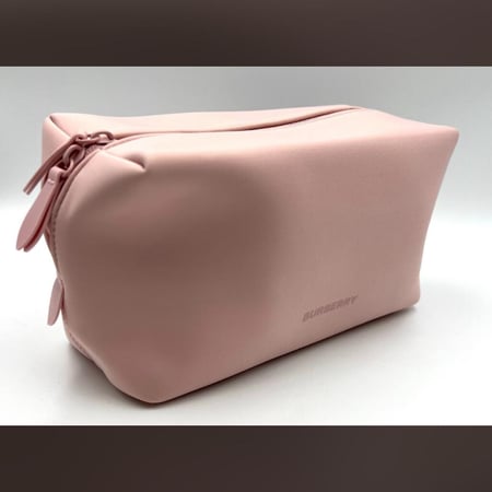 شنطة بربري الاصلية قماش BURBERRY PINK POUCH